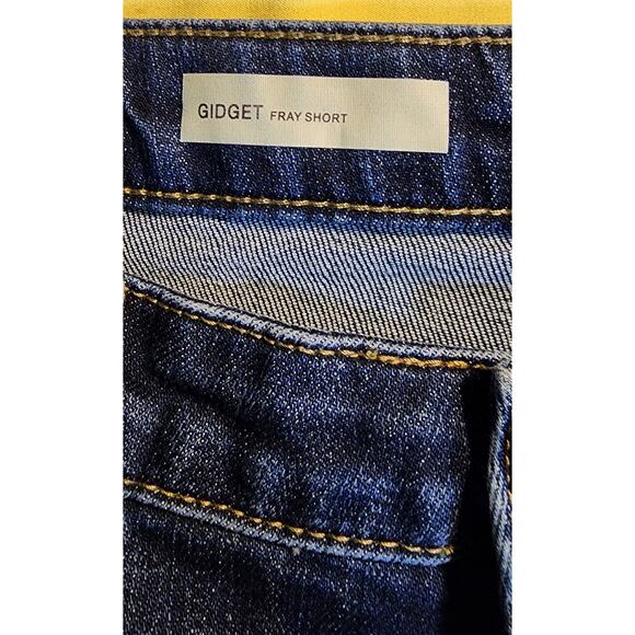 Kut From The Kloth Gidget Fray Denim Shorts Size 8 - Picture 3 of 6